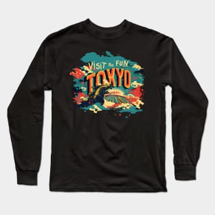 Visit the fun tokyo Long Sleeve T-Shirt